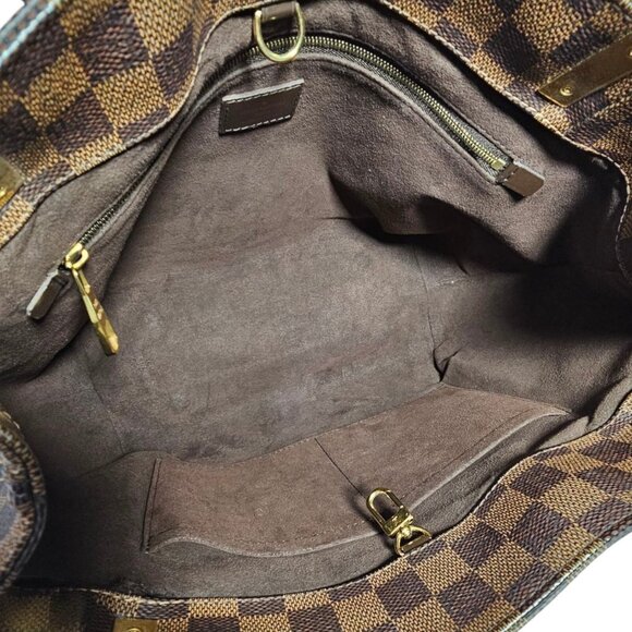 Louis Vuitton Brown Checkered Tote Bag - Picture 7 of 15